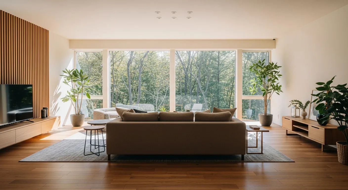 光と水の邸宅の外観・周辺の自然